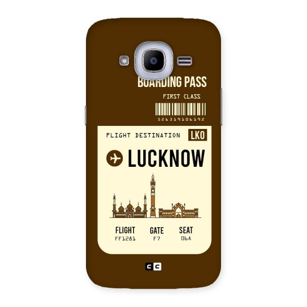 Lucknow Boarding Pass Back Case for Samsung Galaxy J2 2016